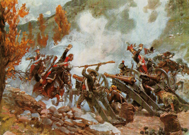 Somosierra: Polish cavalry assail Spanish gunners on a mountain pass