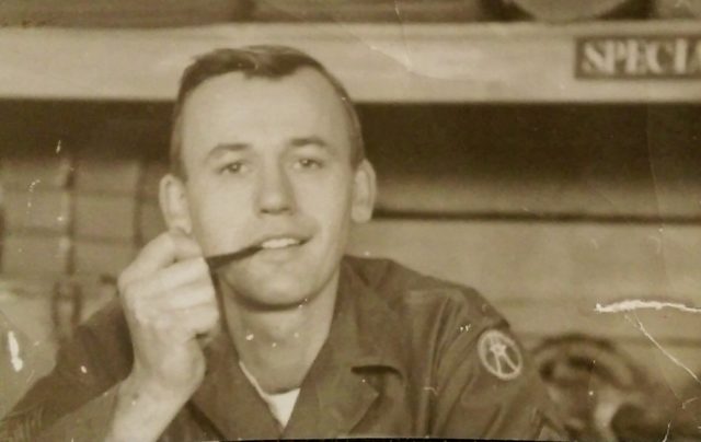 Wyss is pictured in 1953 while serving with a U.S. Army quartermaster company in Korea. Courtesy of Don Wyss.