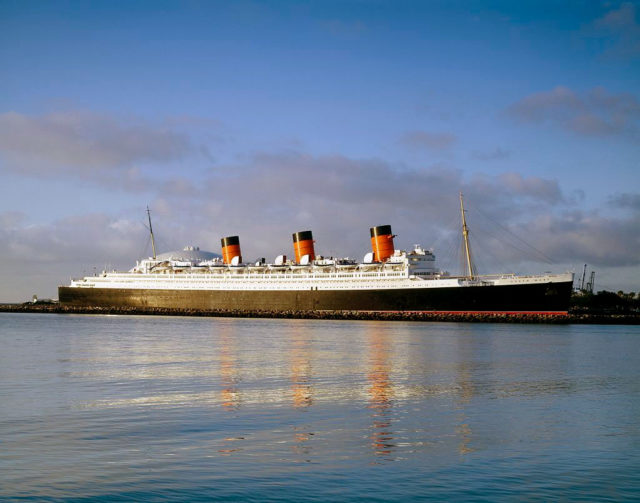 Queen Mary ship, Long Beach, California.