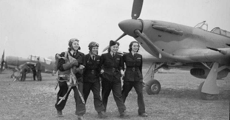 Women pilots of the Air Transport Auxiliary service. 