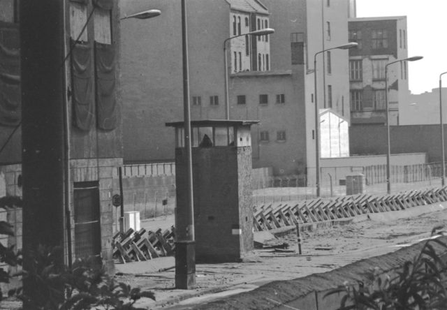 Inner City Border – The Berlin Wall near Check Point Charlie, 1977