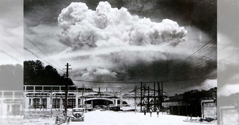 Atomic cloud over Nagasaki