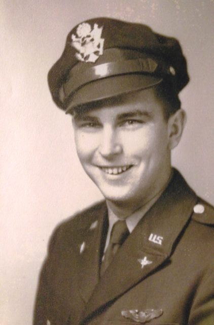Following is enlistment in 1942, Palmer attended training at several stateside airfields and became qualified to fly a Douglas C-47. Courtesy of Charlie Palmer.