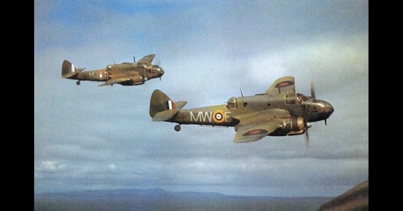 Bristol Beaufort torpedo-bombers of 217 Squadron, RAF Coastal Command.