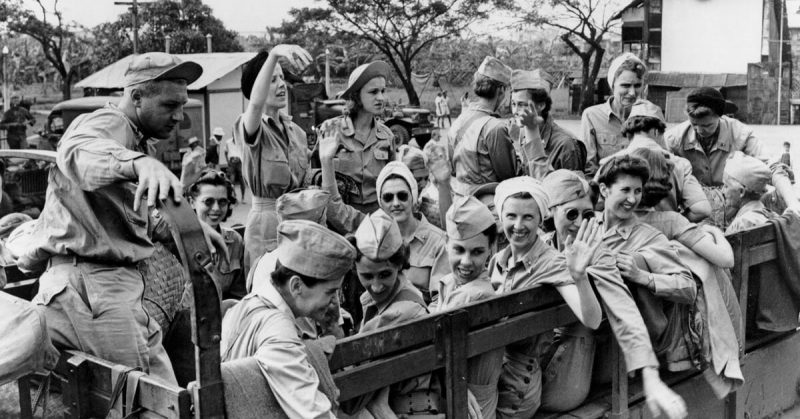 Army nurses after the war. 