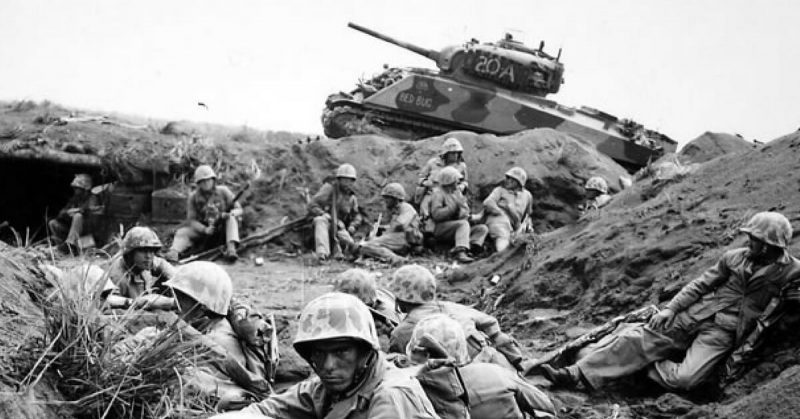 The 24th marines at Iwo Jima