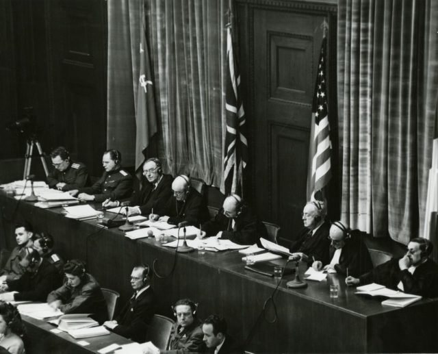 Judges at the Nuremberg Trials;