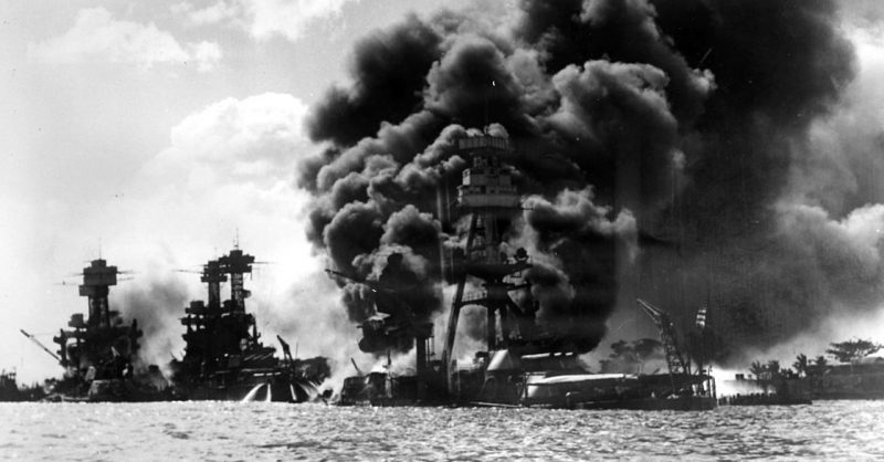Attack on Pearl Harbor, 7 December, 1941.