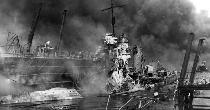 Attack on Pearl Harbor, 7 December, 1941.