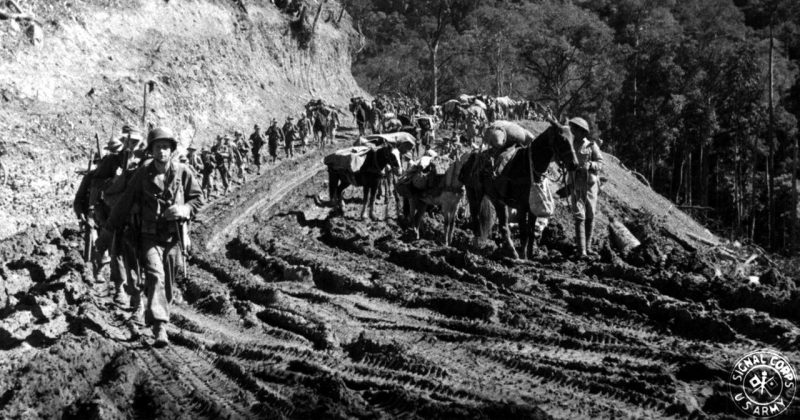 American troops of Merrill’s Marauders and the Chinese troops on the Ledo Road.