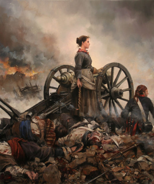 Agustina de Aragón (2012), by Augusto Ferrer-Dalmau. CC BY-SA 3.0