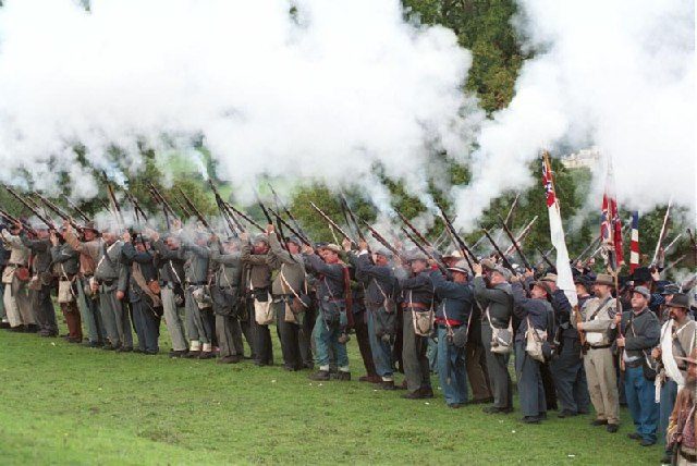 American Civil War Re-enactment Bath. Photo Credit