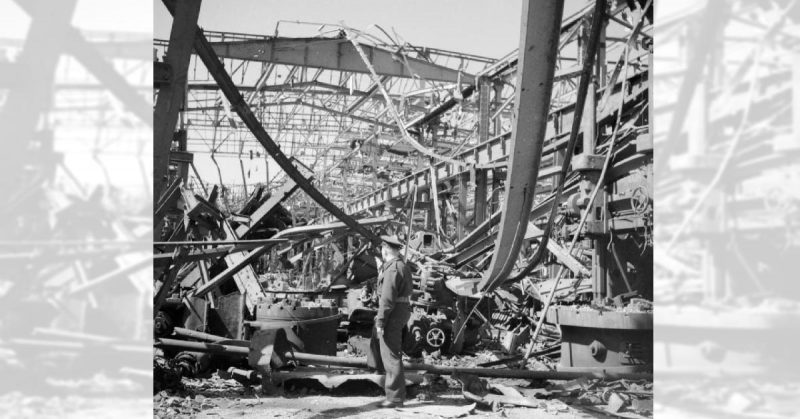 Düsseldorf-Derendorf, Royal Air Force Bomber Command, 1942-1945.