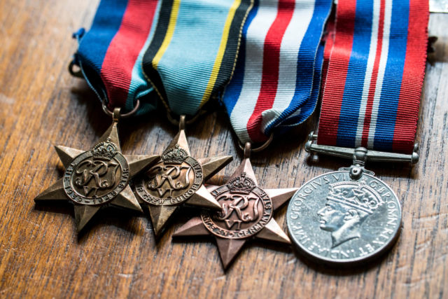 Bernards Medals – Air Crew Europe star.