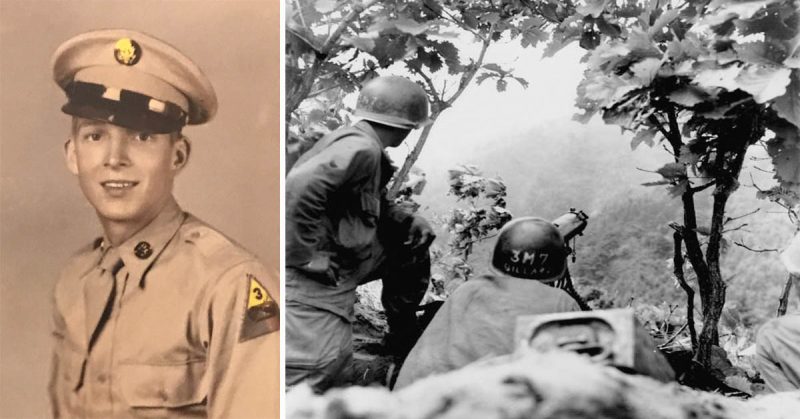 Cpl. Gerald Shepler (left); Korean War (right).
