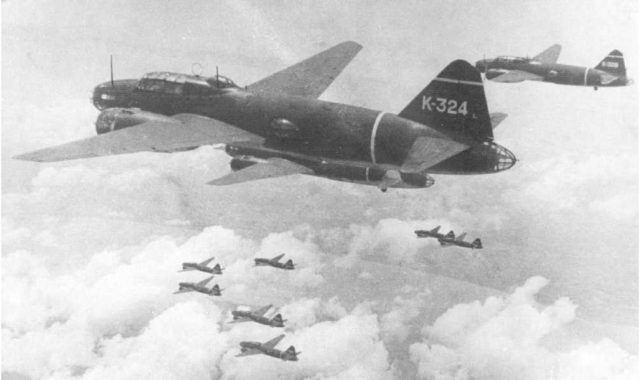 G4M Betty bombers were the primary Japanese attackers;