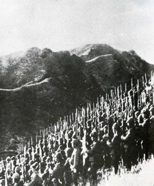 The Japanese 15th Army on the Burmese border in January 1942;