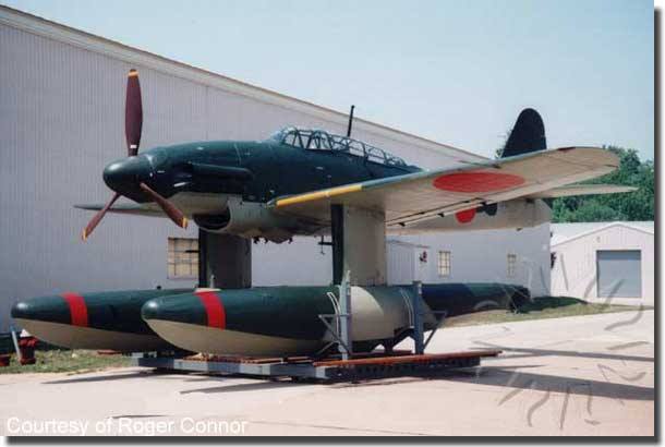 Photo above: The aircraft was of a very sleek design, with a top speed of 555 km/h and a range of over 1.600 km, it could carry an 850 kg load of bombs or a torpedo. The plan to make a biological/ biochemical attack with 6 of such planes on the US West Coast cities was abandoned under the pressure of another Japanese Admiral, who had the correct sentiment that if Japan would execute this plan, the wrath from all over the World would come over them. Ironically, at that very moment, in total secrecy, the USA was about to test its first atomic bomb explosion and only 6 months later the first nuclear attack in history would hit Nippon at the heart on Aug. 6th, 1945 with the assault on Hiroshima. Read here how the Moster Subs fared to find their final fate.