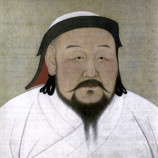 The face of Kublai Khan