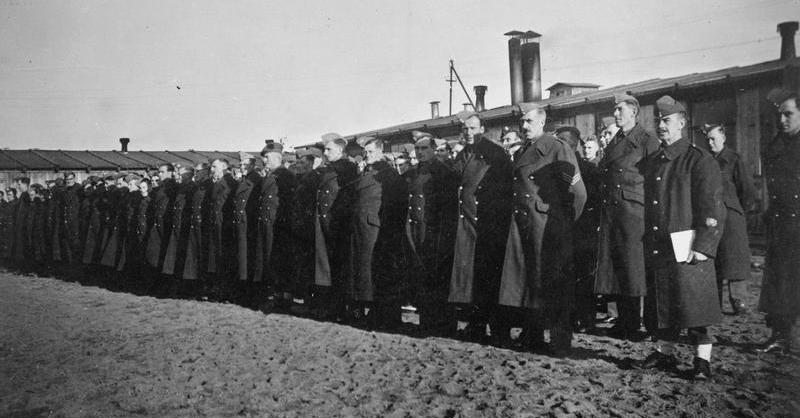 Roll call of British POWs at Stalag XXID, Poznan (Posen). Copyright: © IWM. <a href=http://www.iwm.org.uk/collections/item/object/205234253>Photo Credit</a>