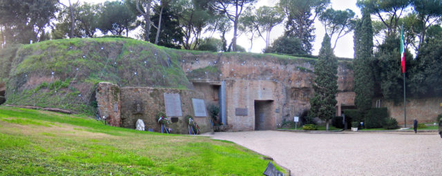 Site of the Ardeatine Massacre; By antmoose – CC BY 2.0