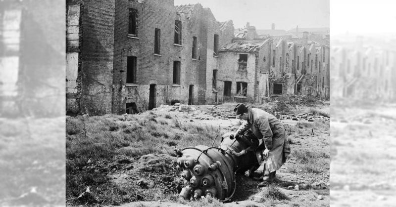 The London Blitz,1945.