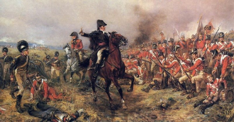 Wellington at Waterloo, by Robert Alexander Hillingford.
