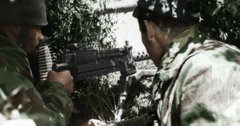 German Fallschirmjäger (Paratroopers) Colored by Ruffneck88 Original by Bundesarchiv - CC BY-SA 3.0