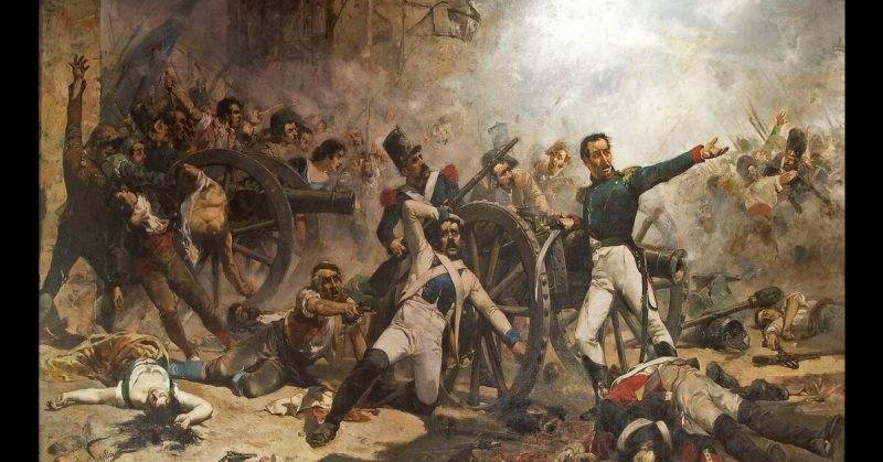 Second of May 1808: the defenders of Monteleón make their last stand.
