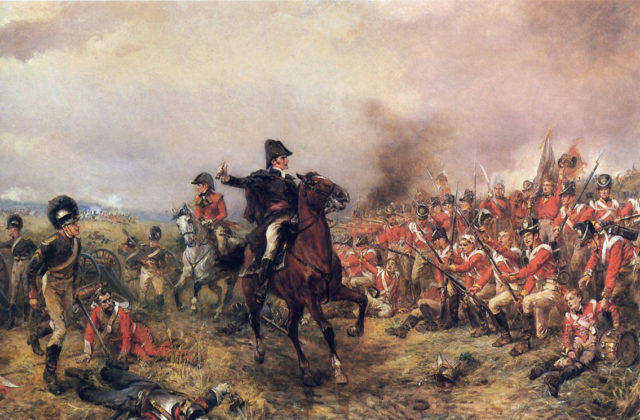 Wellington at Waterloo, by Robert Alexander Hillingford.