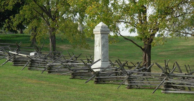  Antietam National Battlefield. <a href=https://commons.wikimedia.org/w/index.php?curid=3502491
>Photo Credit</a>