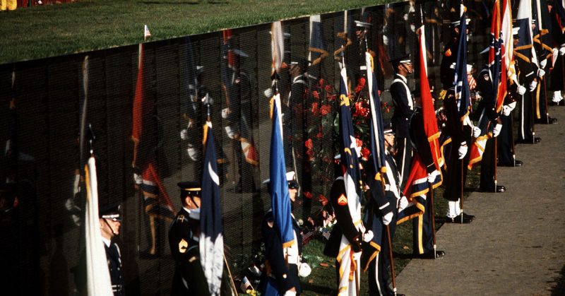 Dedication of Vietnam Veterans Memorial.