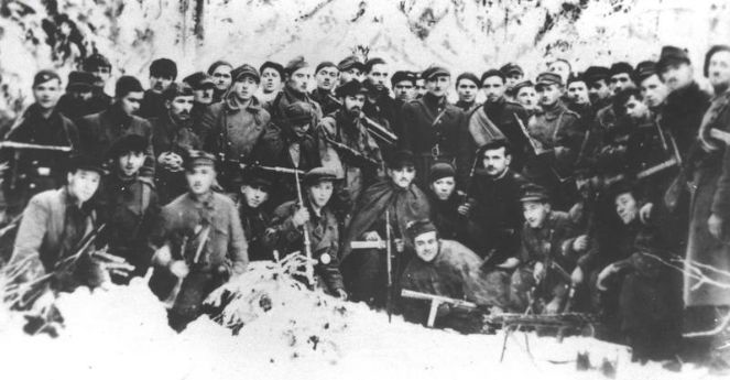 Polish partisans as part of the Polish resistance movement in World War II.