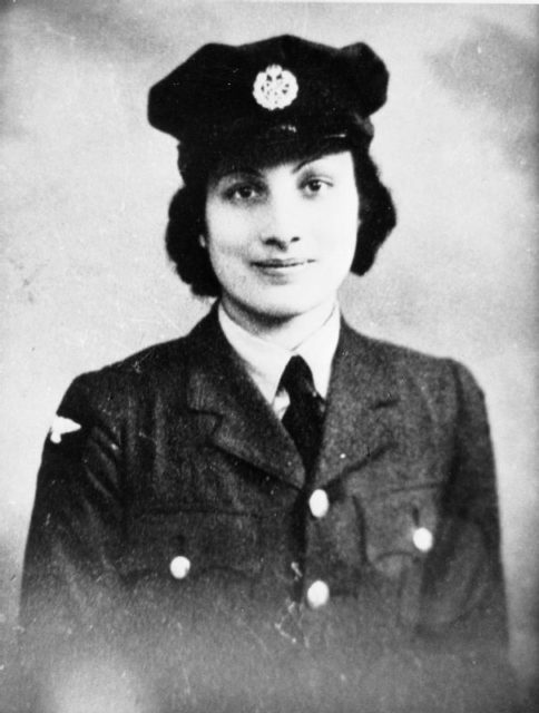 Assistant Section Officer Noor Inayat Khan in 1943, one of Atkins agents who died in a concentration camp and was posthumously awarded a George Cross.