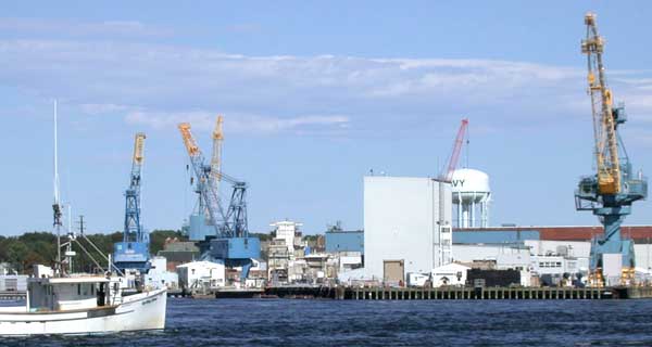 The Portsmouth Naval Shipyard. Matthew Trump – CC-BY SA 3.0