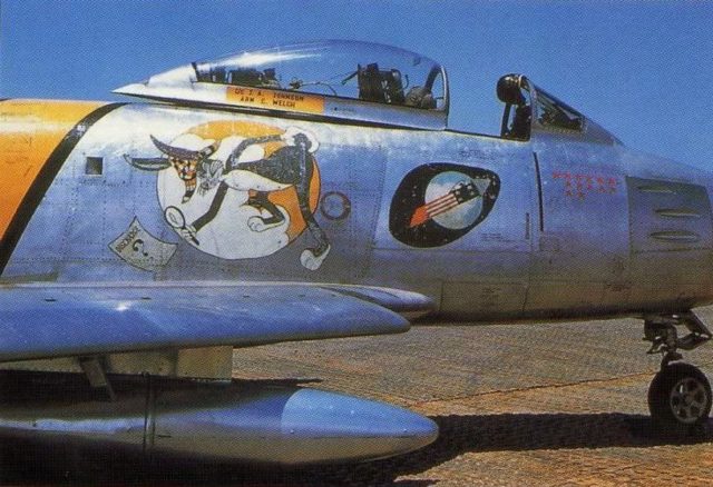 James Robinson Risner’s F-86;