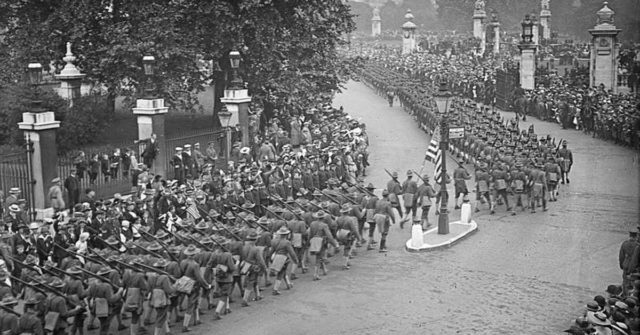 US Soldiers in Britain during WWI.