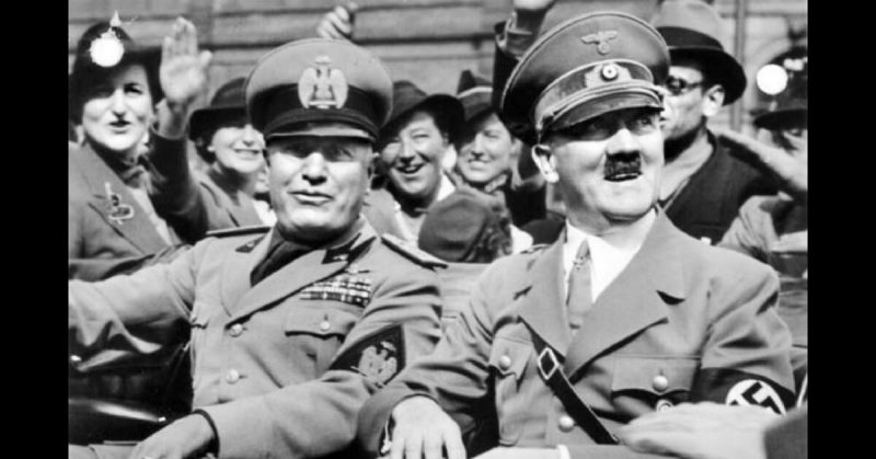 Hitler and Mussolini, September 1938. Bundesarchiv - CC-BY SA 3.0