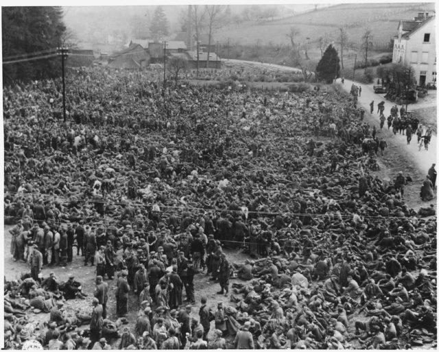 German Prisoners of War in 1945.
