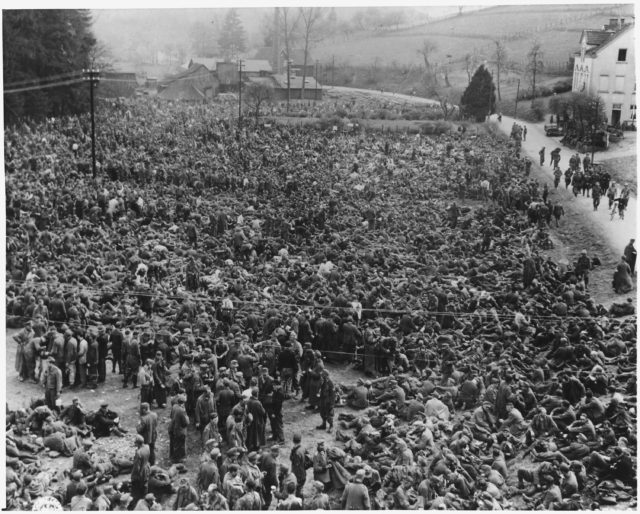 German Prisoners of War in 1945.