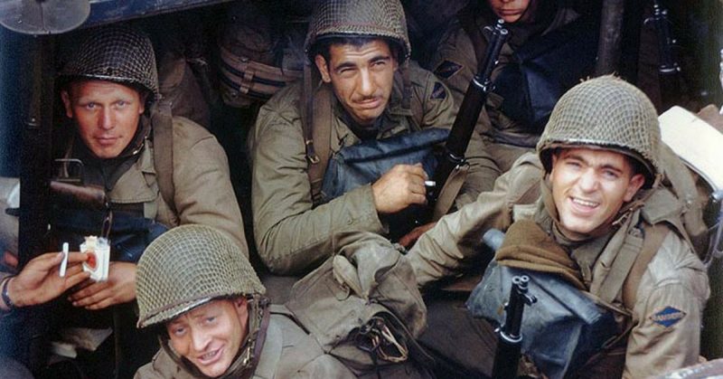 US Army Rangers during World War II.