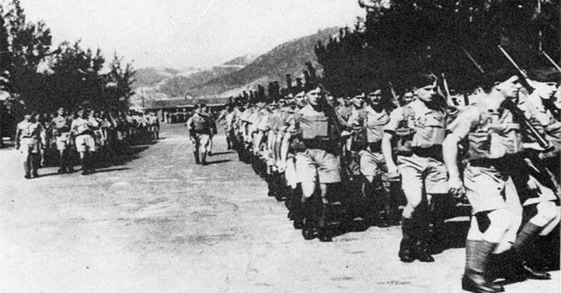 Canadian Troops Arriving in Hong Kong.