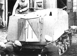 The NI Tank (На Испуг, Na Ispug, literally “for fright”) used a very similar design as the Bob Semple Tank