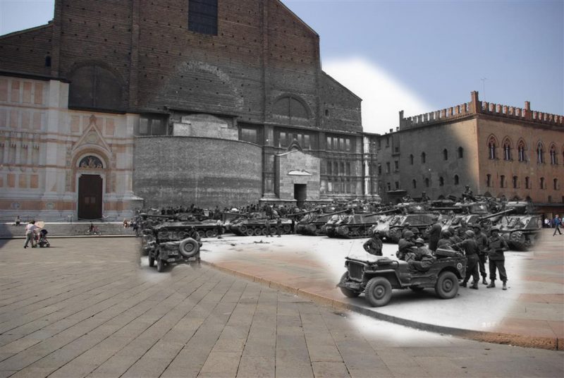The Ghost of WWII Amazing Photos of Bologna, Then and Now War