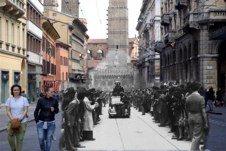 The Ghost of WWII Amazing Photos of Bologna, Then and Now War