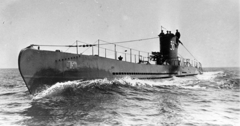 German Type VII submarine. By Bundesarchiv - CC BY-SA 3.0 de