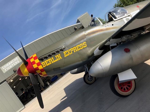 Berlin Express Closeup Credit Comanche Fighters.