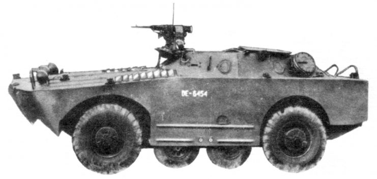 BRDM-1 with 12.7mm DsHK Heavy Machine gun.