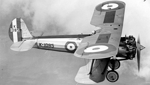 Bristol Bulldog fighter.