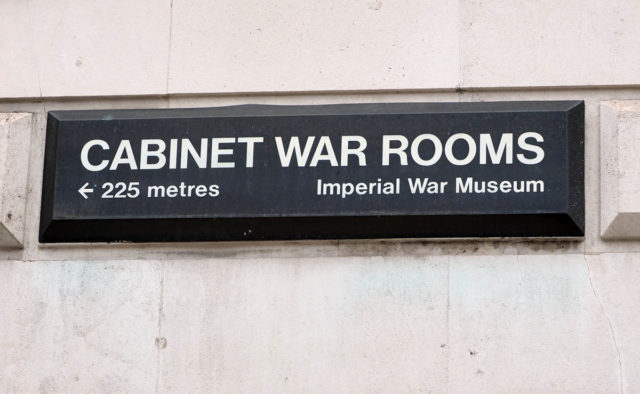 The Churchill Cabinet War Rooms museum London. Photo Credit